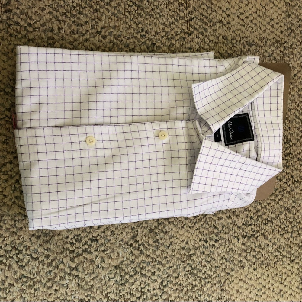 White button down